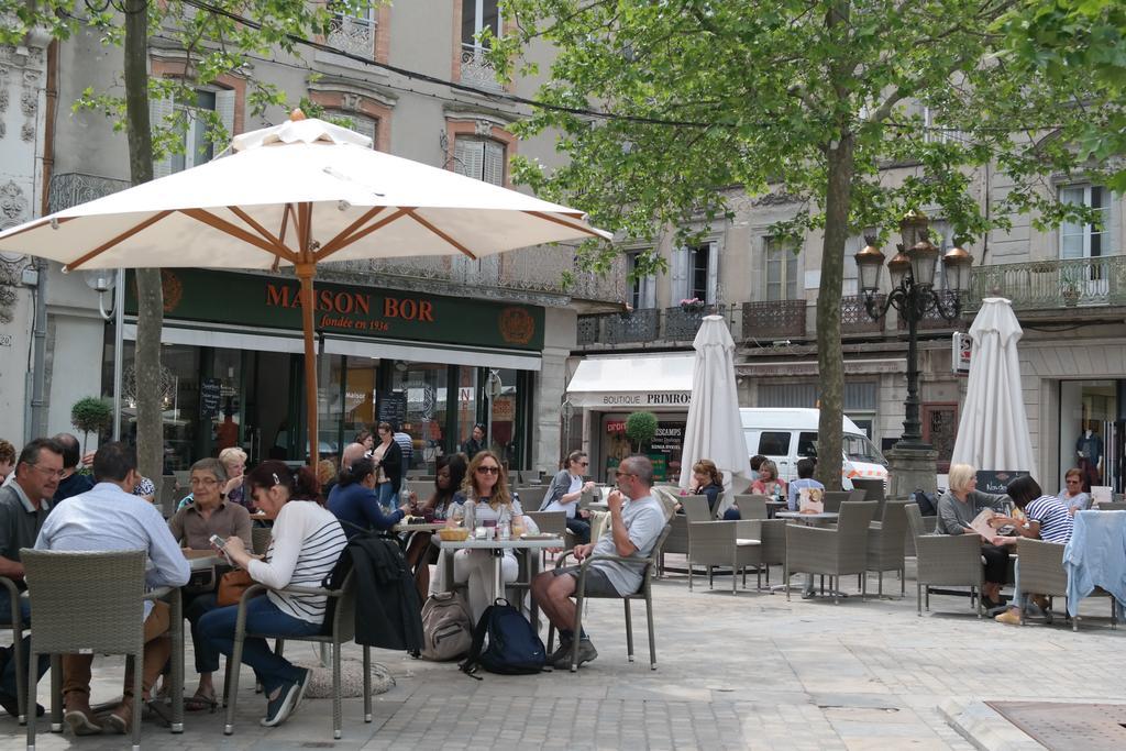 Penthouse Apartment Overlooking Place Carnot Carcassonne Ngoại thất bức ảnh