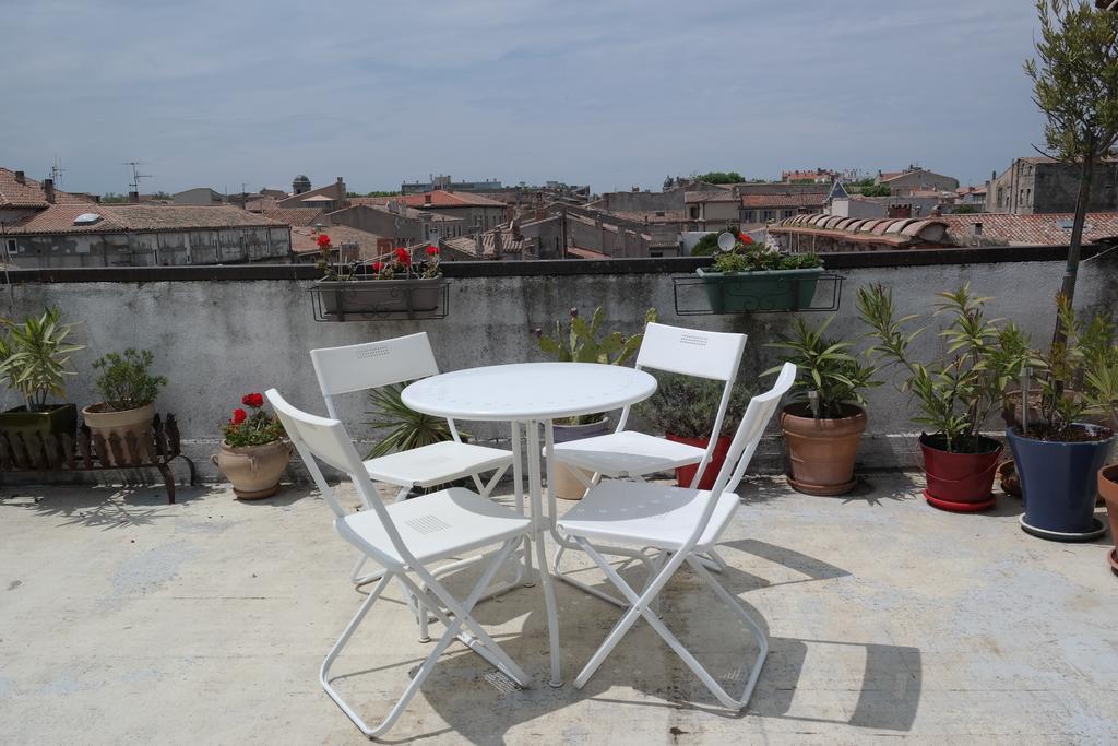 Penthouse Apartment Overlooking Place Carnot Carcassonne Ngoại thất bức ảnh